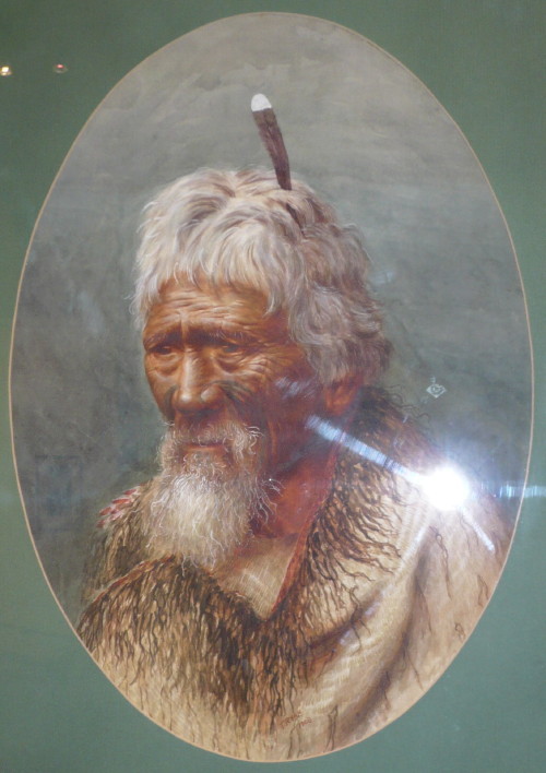 Rutene Te Uamairangi Rahui - 19th cent Maori chief in Taupo museum