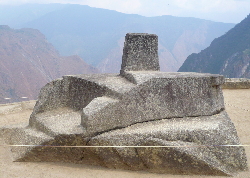 The astronomical observatory at Machu Picchu