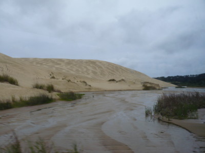 Sand boarding dunes