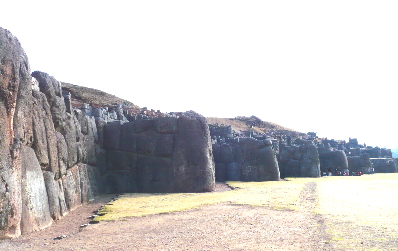 The zigzag walls of Saqsaywaman main temple site