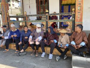 At the Memorial Chorten