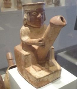 A Moche Ceramic at the Lorca Museum in Lima