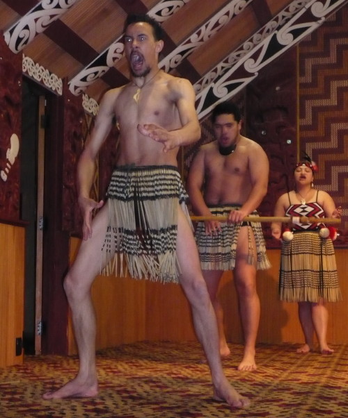 Maori warrior doing the Haka